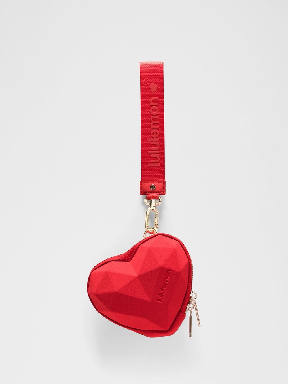 lululemon athletica Red Heart Wristlet Clutch
